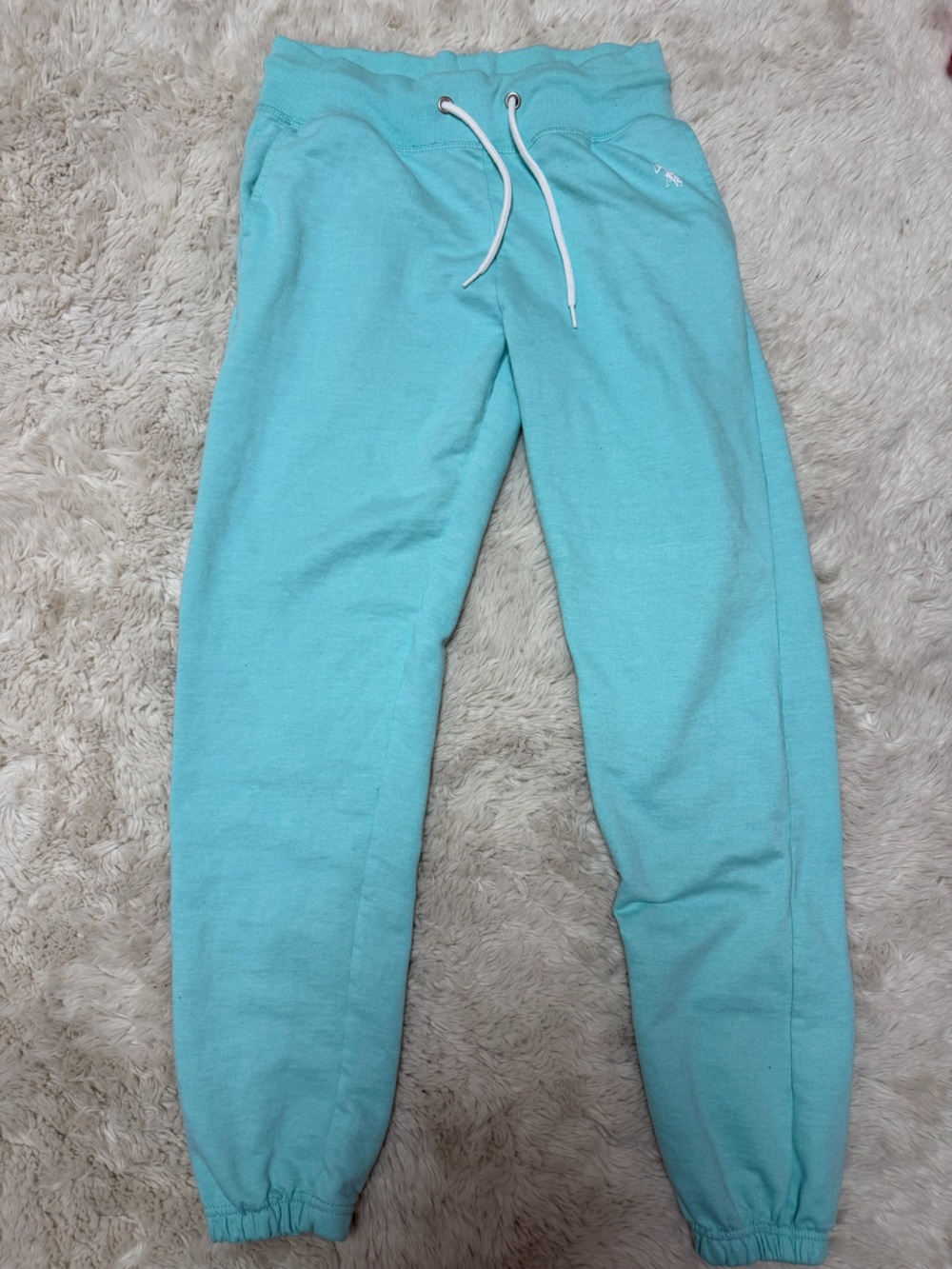 U.S. Polo Assn. Aqua Blue Drawstring Sweatpants